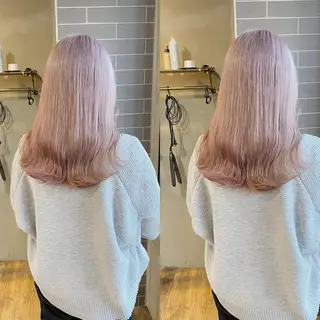 ミディアム カラー yoriダブルカラー 代表すがわらのヘアスタイル