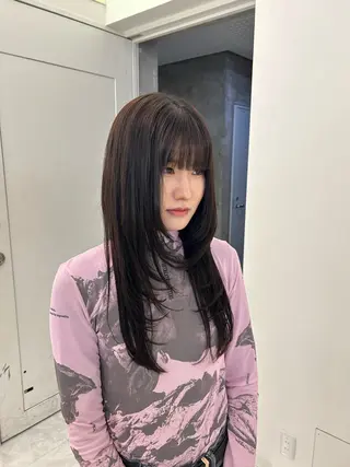 ロング 🤍ワンホンヘア 🤍Rikuto🤍のヘアスタイル