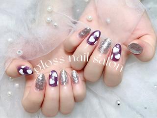 ネイル ゆり🌷 gloss nailのネイルデザイン
