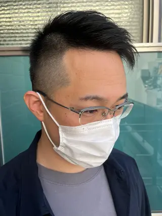ショート カラー パーマ ヘアアレンジ メンズ キッズ ネイル マツエク・マツパ アイブロウ 久木原 ゆりのヘアスタイル