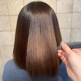 ミディアム mia over hairのヘアスタイル
