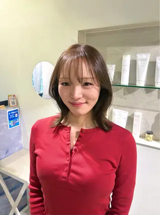 ミディアム カラー 【似合わせボブ】 ／ おおの かい🫟のヘアスタイル