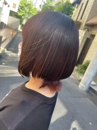 ショート カラー 髪質改善&美髪カラー ボブ&ロングRINのヘアスタイル
