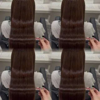 ロング カラー 🦋REISA🦋 エクステ×ハイトーンのヘアスタイル
