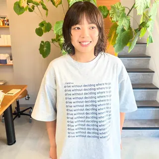 ミディアム カラー パーマ お洒落パーマ/ 艶カラー/michiのヘアスタイル