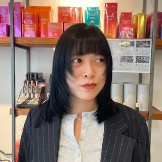 ミディアム カラー このみ/透明感カラー /ヘアアレンジ🫧のヘアスタイル