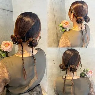 ロング ヘアアレンジ 美髪× ヘアセット✨Araiのヘアスタイル
