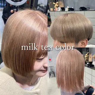 セミロング カラー パーマ ヘアアレンジ メンズ キッズ ✨S sweet 京都駅店✨sionのヘアスタイル