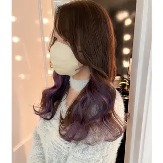 ロング カラー miyu /トレンド カラー×艶髪のヘアスタイル