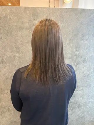 セミロング カラー 長谷川日菜 / 郡山のヘアスタイル