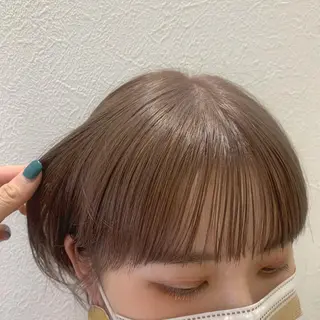 ショート カラー hubhair レイヤー/透明感のヘアスタイル
