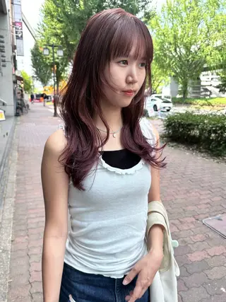 ロング haruka/ ショ ート/カットモデルのヘアスタイル