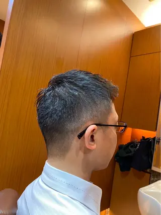 ショート メンズ 杉本 翔希のヘアスタイル