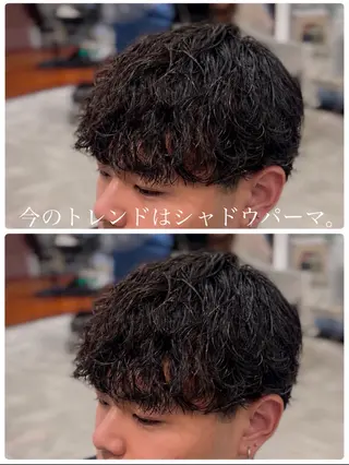 ショート パーマ メンズ 🐉メンズ特化 銀座/Ren🍜のヘアスタイル
