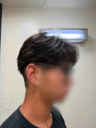 ショート パーマ メンズ 町田メンズパーマ 特化 金井蒔士のヘアスタイル