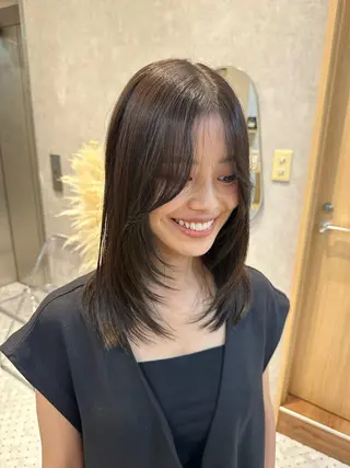 ロング カラー ヘアアレンジ REONA🪽✨薬院 レイヤーカット🫧のヘアスタイル