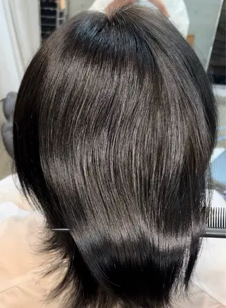 カラー ウルフ/レイヤー/ ブリーチカラーのヘアスタイル