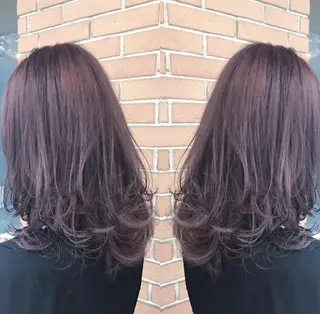 ミディアム カラー パーマ ヘアアレンジ メンズ キッズ ネイル マツエク・マツパ サロンドミルク 渋谷高比良のヘアスタイル