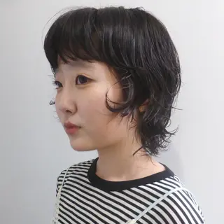ショート パーマ 似合わせデザイン໒꒱ rioのヘアスタイル