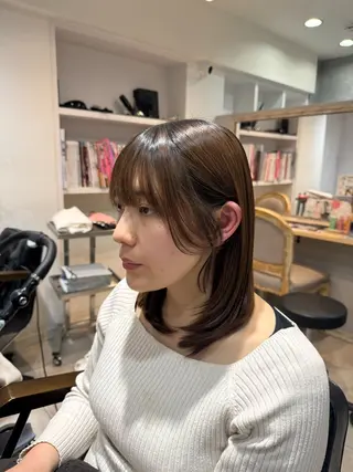 ミディアム LUMINA 🎀kaho🎀のヘアスタイル