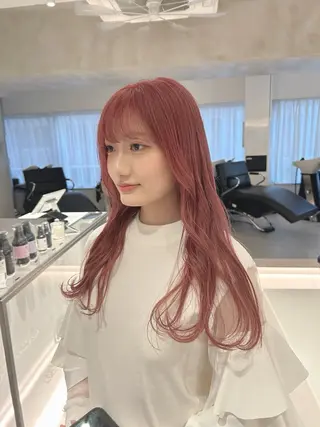 ロング カラー 🪞透け感&韓国ヘア 🪞honokaのヘアスタイル