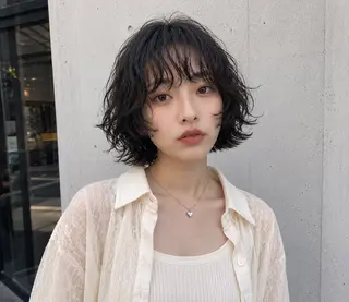 ショート Befine🫧岡田 万侑のヘアスタイル