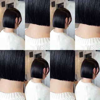 ショート カラー Koko . 🤍ボブ ✧*。のヘアスタイル