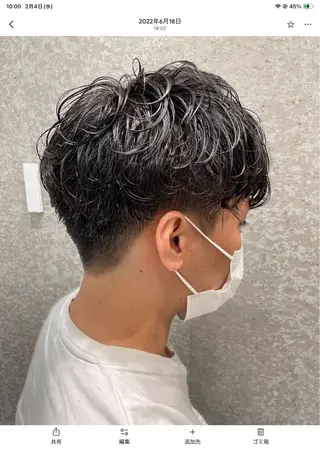 ショート 萩森 龍也のヘアスタイル