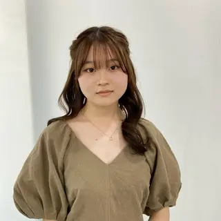 セミロング Endearing 🌟銀座のヘアスタイル