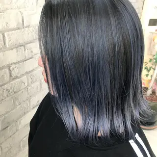 ミディアム カラー Oopsレイヤー 加藤澄都のヘアスタイル