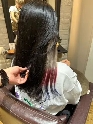 ロング 【艶ｶﾗｰ/ｼｮｰﾄ 】田原 愛菜🐯のヘアスタイル