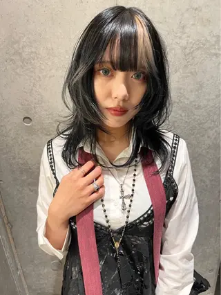 ミディアム カラー yuuna/ レイヤーカット🎀のヘアスタイル