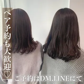 ロング カラー ヘアアレンジ 透明感カラー/ レイヤー　YUKAのヘアスタイル