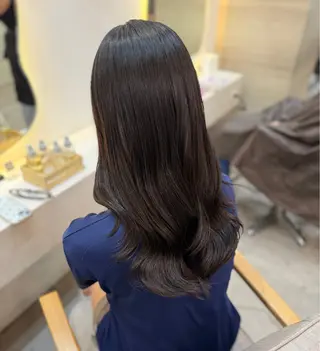 カラー ‎🤍りく 透明感カラー/熊谷のヘアスタイル