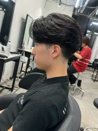 ショート パーマ メンズ Pia/KIRIA /福岡美容室のヘアスタイル
