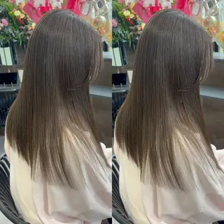 セミロング カラー レイヤー/髪質改善 /艶カラー/SAKIのヘアスタイル
