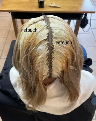 カラー 顔周りレイヤー☆ スパ☆石上遥楓のヘアスタイル
