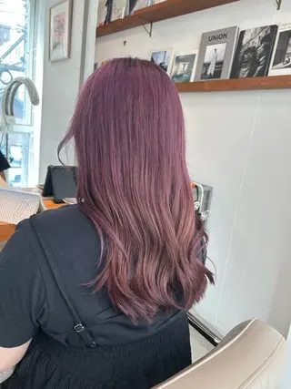 カラー 櫻井園子🌸 縮毛矯正のヘアスタイル
