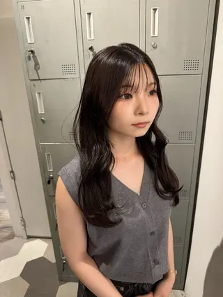 セミロング 【天満1艶髪】潤艶/ 髪質改善🌹釣本竜哉のヘアスタイル