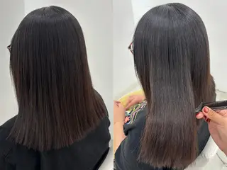 ミディアム 【aini天王寺】 𝐚𝐢𝐫𝐢✂︎のヘアスタイル