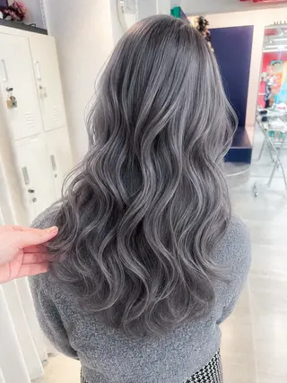 セミロング カラー BOXmico. 南堀江 宇都宮のヘアスタイル