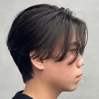 ミディアム パーマ ヘアアレンジ メンズ fifth 石川 凪のヘアスタイル