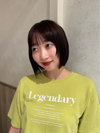 ショート カラー Sora/レイヤー/ ブリーチなしWカラーのヘアスタイル