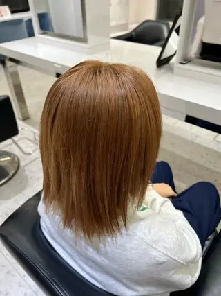 カラー ダブルカラー/透明感 アンジのヘアスタイル