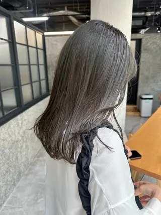ミディアム 垢抜けヘア♡柔らかい カラー/mihoのヘアスタイル