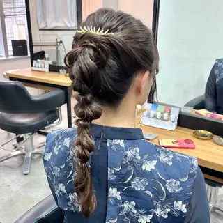 ロング ヘアアレンジ 早朝セット☀️ レイヤー/Momoのヘアスタイル