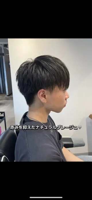 ショート カラー メンズ 🦖櫂斗🦖／ 大宮／透明感カラーのヘアスタイル