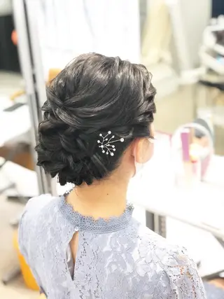 セミロング ヘアセット専門店 佐藤のヘアスタイル