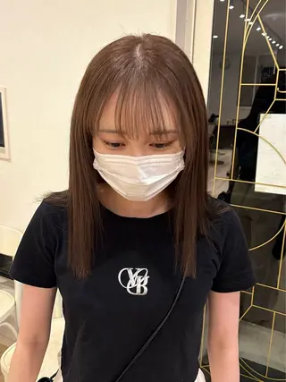 ミディアム 艶感暖色カラー🥀/ レイヤー / れいかのヘアスタイル