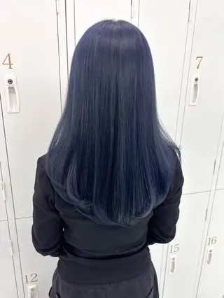 セミロング カラー 盛れる顔周り🤍渋谷 Risa🎀のヘアスタイル